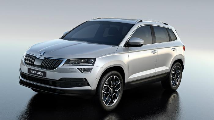 Το νέο Skoda Karoq έχει λάβει έντονες σχεδιαστικές επιρροές από το μεγαλύτερο Kodiaq.