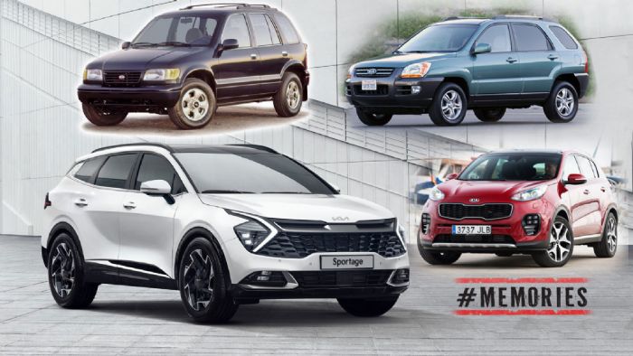 Πόσο άλλαξε το Kia Sportage μέσα σε πέντε γενιές; Πόσο άλλαξε το Kia Sportage μέσα σε πέντε γενιές;