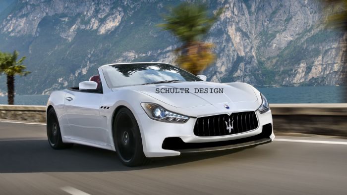 Δείτε την αποκλειστική ψηφιακά επεξεργασμένη εικόνα για το πως θα δείχνει η Maserati Alfieri, σε σχέση με το concept που παρουσιάστηκε στη Γενεύη το 2014.