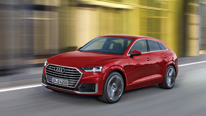 Η Audi μπαίνει στην κουπέ Crossover κατηγορία με το Q4 το οποίο αποτελεί ουσιαστικά μια κουπέ 
εκδοχή του νέου 
της Q3.