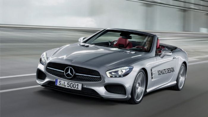 Η ανανεωμένη Mercedes SL φέρει αρκετά κοινά σχεδιαστικά σημεία με την AMG GT.