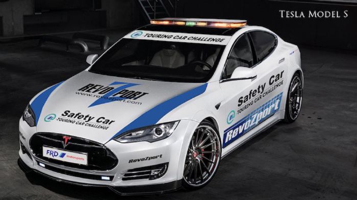 Tesla Model S Safety Car