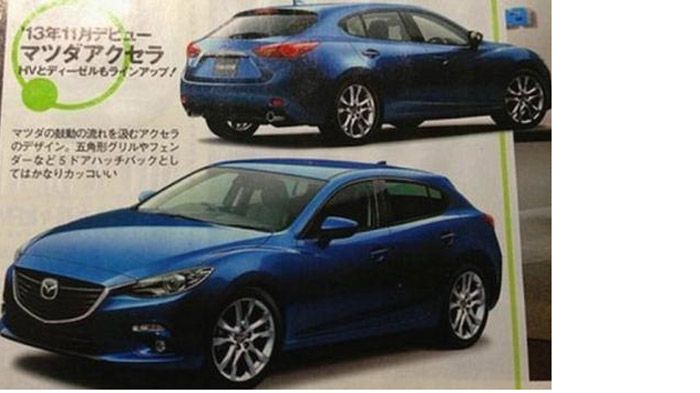 Η σχεδίαση του νέου Mazda 3 (εικόνα) είναι αρκετά επιθετική, γεγονός που παραπέμπει στο design του Mazda 6.
