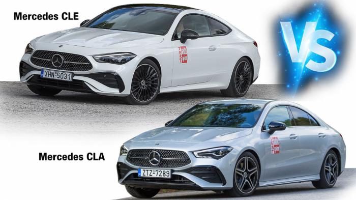 Mercedes CLA Vs CLE: Πού διαφέρουν;  