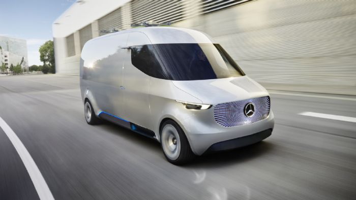 Η Mercedes-Benz παρουσίασε το πρωτότυπο Vision Van, το οποίο απεικονίζει το πλήρως ηλεκτρικό μέλλον των van. 