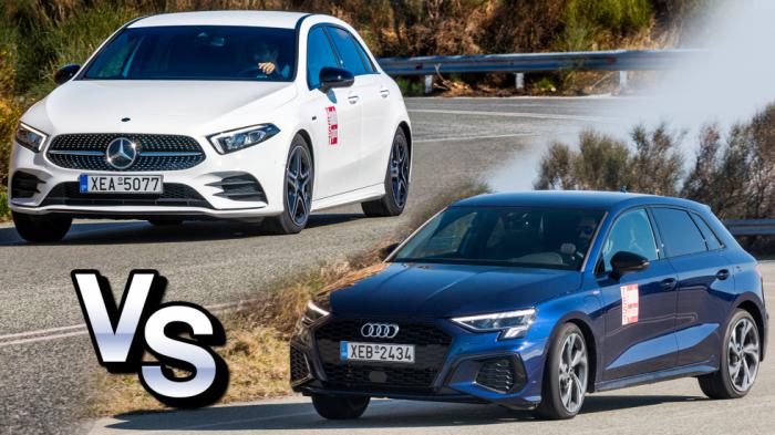 Σύγκριση: Το Plug-in Audi A3 απέναντι στην Mercedes A-Class PHEV 