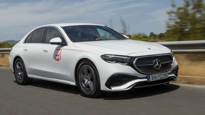 Κυρίαρχο χαρακτηριστικό στην Mercedes E 220 d εξακολουθεί να είναι η εξαιρετική ποιότητα κύλισης, όπως και η καλή ηχομόνωση.