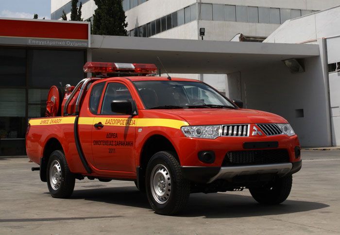 Δωρεά Mitsubishi L200 για τη Πυροσβεστική  