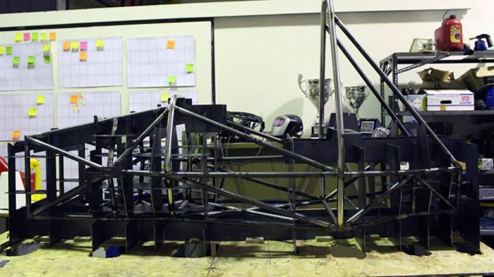 Πλαίσιο μονοθεσίου της Centaurus Racing Team του Πανεπιστημίου Θεσσαλίας.	