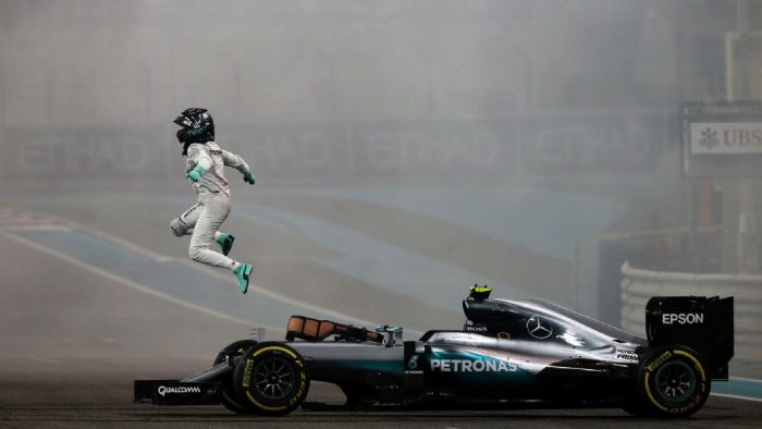 Ο πρωταθλητής της F1 Nico Rosberg.