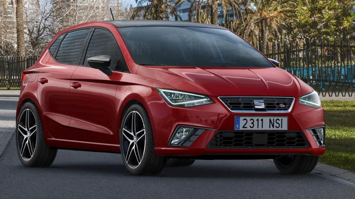 Το νέο SEAT Ibiza έχει εν πολλοίς σχεδιαστικές επιρροές από τα μεγαλύτερα «αδέλφια» του, Leon και Ateca.