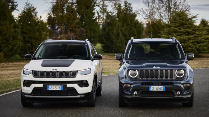 Το Renegade είναι το μικρό SUV της Jeep, ενώ το Compass είναι ο εκπρόσωπος της μάρκας στα οικογενειακά. Το Renegade είναι το μικρό SUV της Jeep, ενώ το Compass είναι ο εκπρόσωπος της μάρκας στα οικογενειακά.