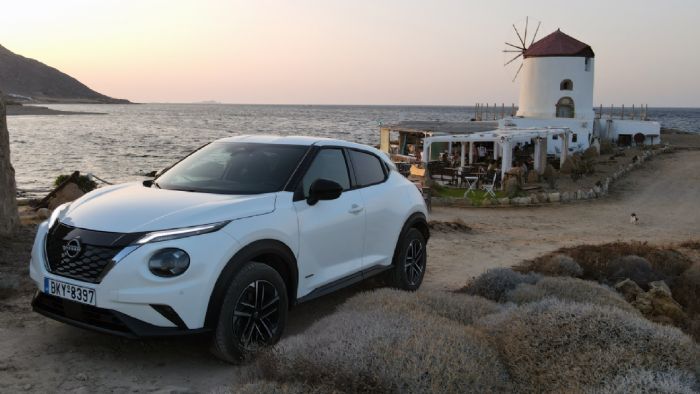 Tech Boost για το ανανεωμένο Nissan Juke. Έχει πολλά συστήματα υποβοήθησης οδήγησης και την μεγαλύτερη στάνταρ οθόνη στην κατηγορία του. Tech Boost για το ανανεωμένο Nissan Juke. Έχει πολλά συστήματα υποβοήθησης οδήγησης και την μεγαλύτερη στάνταρ οθόνη στην κατηγορία του.