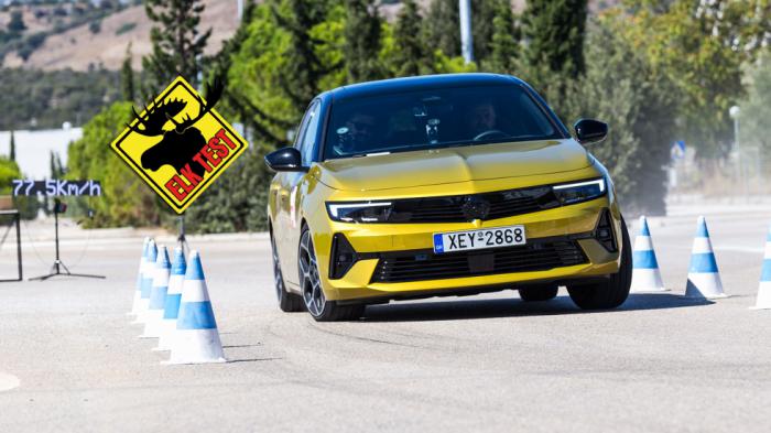 Opel Astra στο Elk Test: Όσο το πιέζαμε, τόσο πιο καλά συμπεριφερόταν 