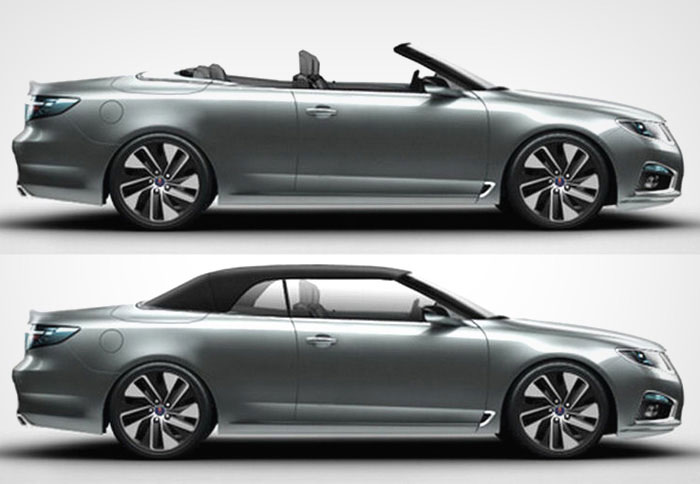 Πρώτη ανεπίσημη φωτογραφία του Saab 9-5 Cabrio 
