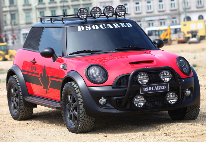 Το Mini Red Mudder που σχεδιάστηκε από τον οίκο μόδας DSQUARED²

