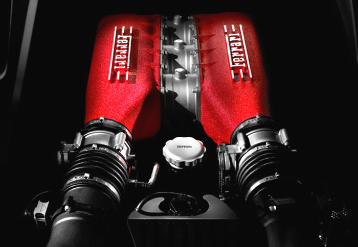 O V8 κινητήρας της 458 Italia 
