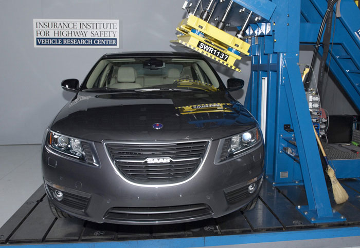 Tην υψηλότερη βαθμολογία στο ‘Top Safety Pick’ απέσπασε το νέο Saab 9-5 Tην υψηλότερη βαθμολογία στο ‘Top Safety Pick’ απέσπασε το νέο Saab 9-5