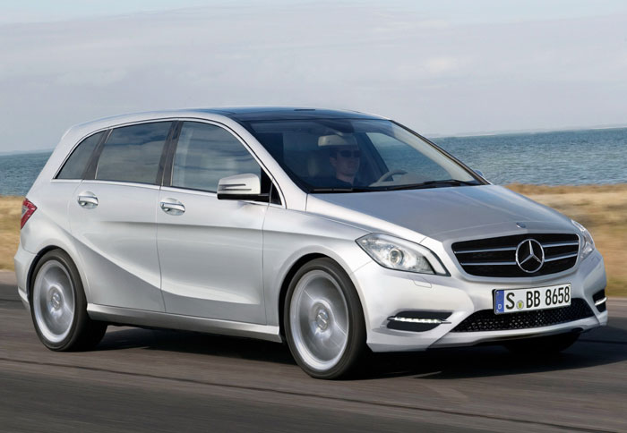 Κατασκοπευτική φωτογραφία της νέας Mercedes B-Class 