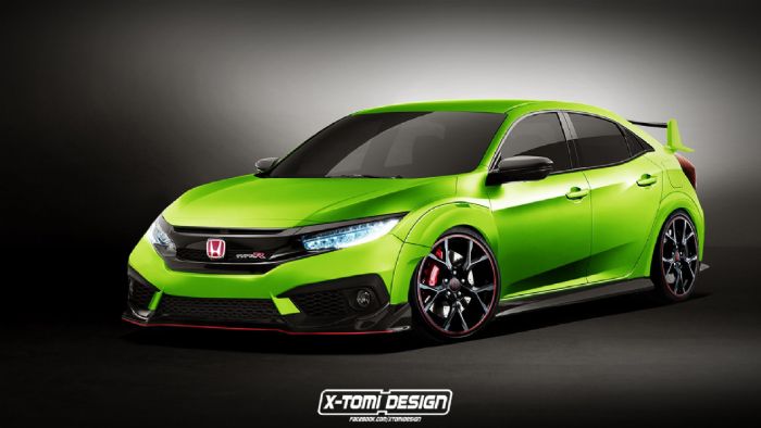 Στη Γενεύη είδαμε το Civic Hatchback Concept, τον προπομπό του επόμενου 5θυρου Civic. Αυτή είναι η πρόταση της ομάδας X-Tomi Design για το μελλοντικό Honda Civic Type R. 