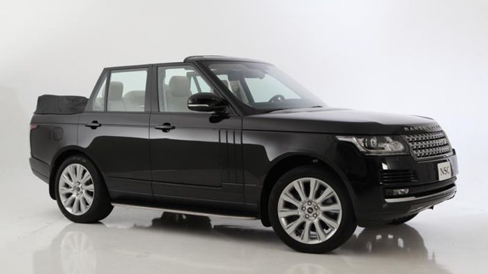 Το Range Rover Convertible διαθέτει μια πιο περιπετειώδη εμφάνιση. 