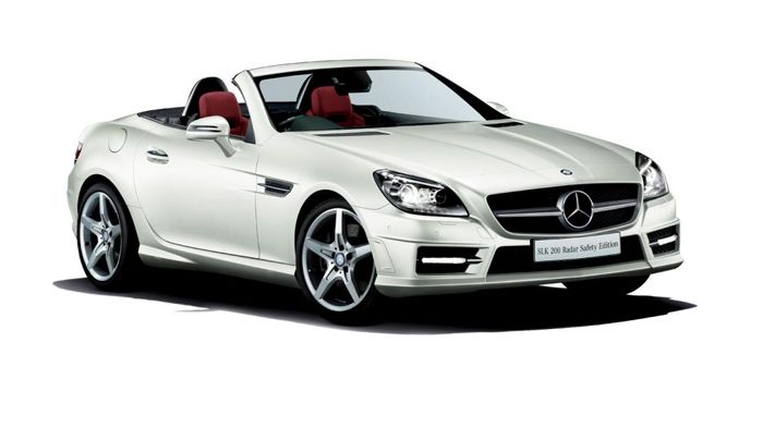 Η νέα έκδοση Mercedes SLK 200 Radar Safety Edition θα φέρει ένα εξοπλιστικό σπορ πακέτο της AMG με αισθητικές κυρίως αλλαγές.