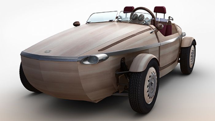 Χτισμένο ως επί το πλείστον από ξύλο, το open-top roadster της Toyota λέγεται ότι «συμβολίζει το πως τα αυτοκίνητα μεταμορφώνονται στα μάτια των ιδιοκτητών τους με την πάροδο του χρόνου».