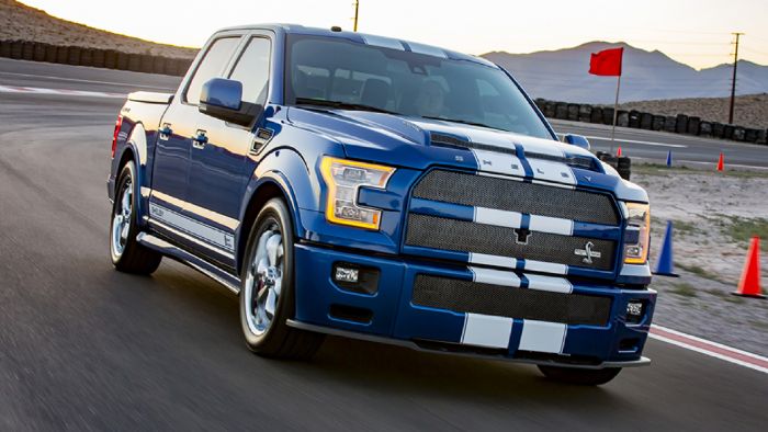 Η Shelby παρουσίασε το απόλυτο pick-up δρόμου, το F-150 Super Snake, το οποίο αντλεί έμπνευση από τη Mustang Super Snake.