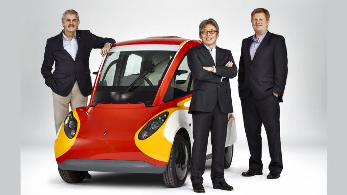 Η Shell σε συνεργασία με τους Gordon Murray και Osamu Goto, έφτιαξε το τριθέσιο Shell Concept Car.