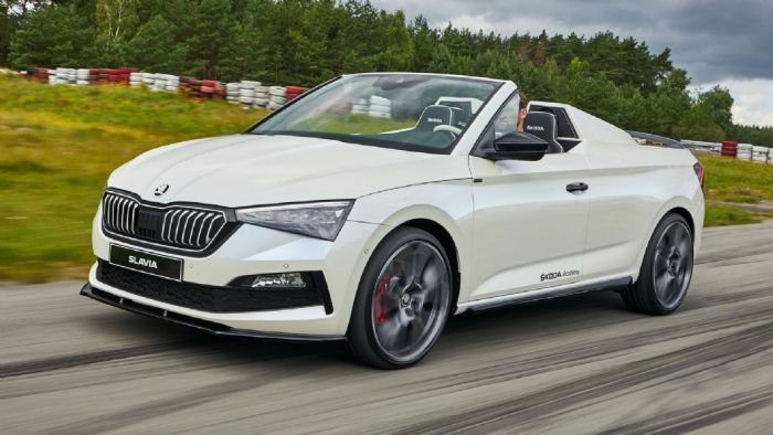 Είναι η Skoda Scala κάμπριο, ένα project φοιτητών που με αρκετό κόψε-ράψε και τμήματα από την Octavia RS και το Kodiaq RS έφτιαξαν κάτι εντελώς διαφορετικό. Είναι η Skoda Scala κάμπριο, ένα project φοιτητών που με αρκετό κόψε-ράψε και τμήματα από την Octavia RS και το Kodiaq RS έφτιαξαν κάτι εντελώς διαφορετικό.