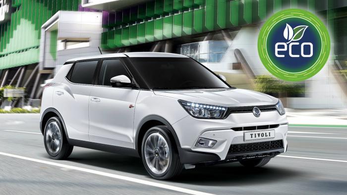 Τα νέα SsangYong Tivoli και XLV διατίθενται πλέον στην ελληνική αγορά σε έκδοση ECO με σύστημα υγραεριοκίνησης.