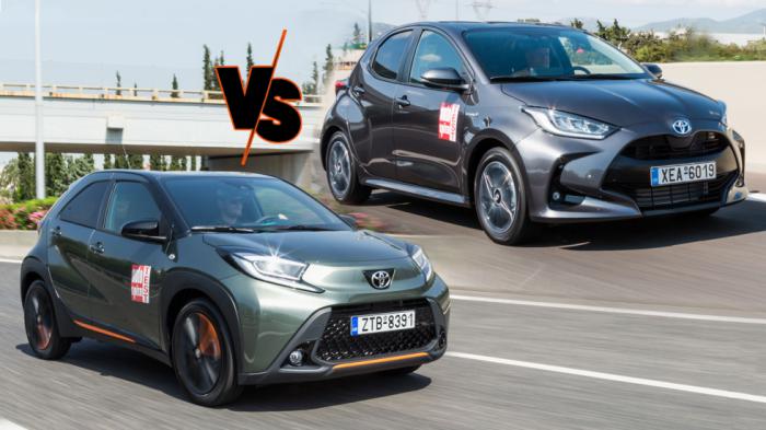 Μίνι Toyota Aygo X ή το μεγαλύτερο Yaris; 