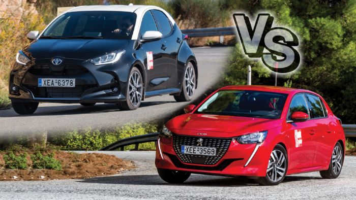 Ποιο best seller θα πάρεις; Toyota Yaris Vs Peugeot 208 