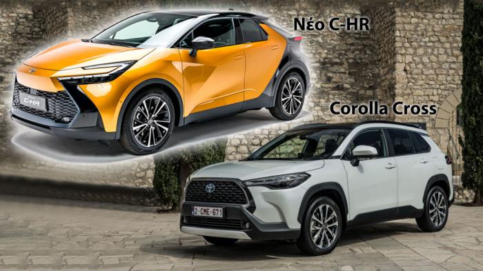 Toyota C-HR Vs Corolla Cross: Πού διαφέρουν τα δύο μικρομεσαία SUV;  