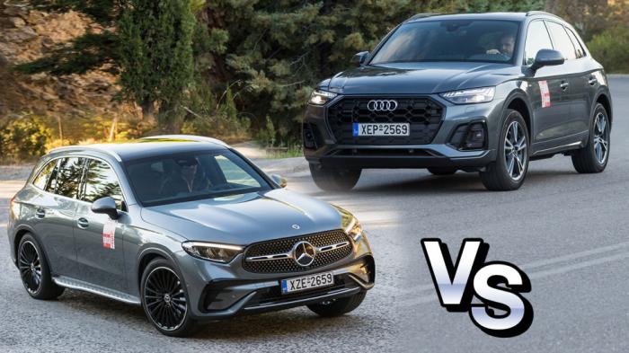 Συγκριτικό πολυτελών SUV: Audi Q5 VS Mercedes GLC 