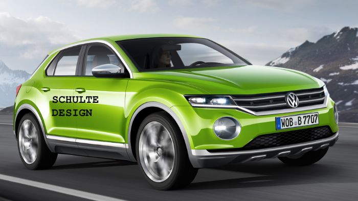 Η νέα γενιά του VW Polo που θα ντεμπουτάρει το 2016, θα έχει για πρώτη φορά και αυτή το SUV της (κατασκοπευτική, ηλεκτρονικά επεξεργασμένη εικόνα).