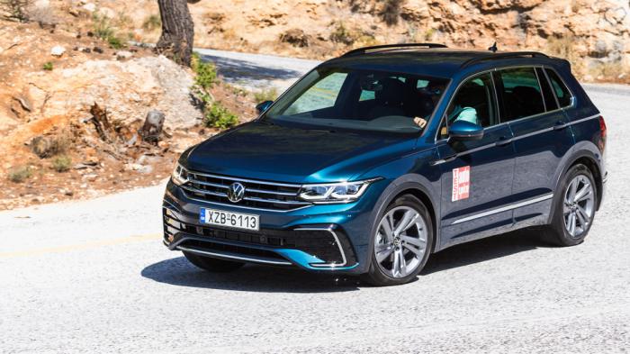 VW Tiguan: Το πιο ευρύχωρο για τα πόδια των πίσω επιβατών και σε πορτ-μπαγκάζ