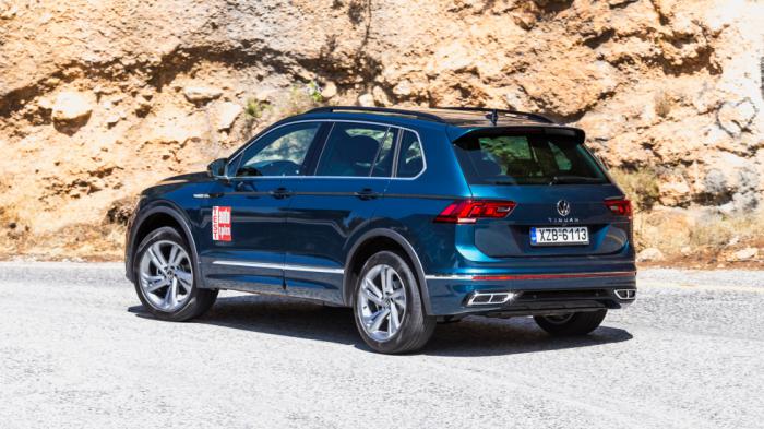 Το Tiguan έχει τρομερή ποιότητα κύλισης, με τα επίπεδα θορύβου να διατηρούνται σε εξαιρετικά χαμηλά επίπεδα.