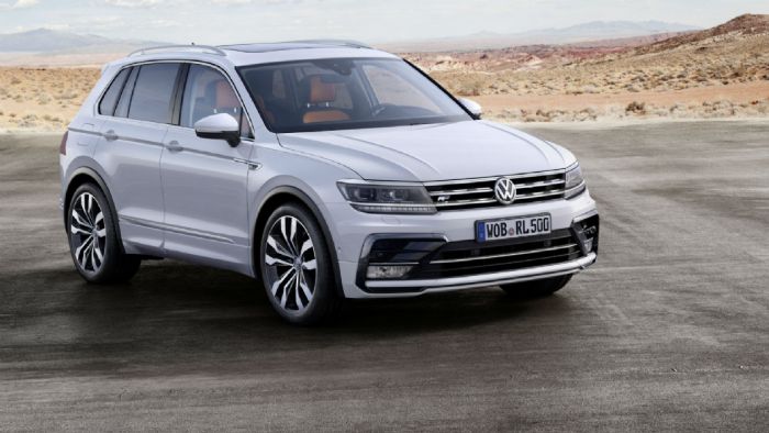Η 2η γενιά του Tiguan, είναι το πρώτο SUV του ομίλου Volkswagen του οποίου ο σχεδιασμός βασίστηκε εξ ολοκλήρου στην πλατφόρμα MQB.