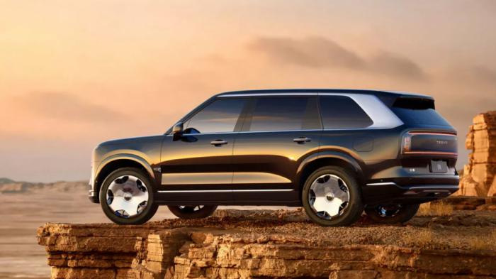 Το macho SUV της Zeekr, που ξεπερνά σε μήκος τα 5 μ., έχει ισχύ σχεδόν 900 άλογα.