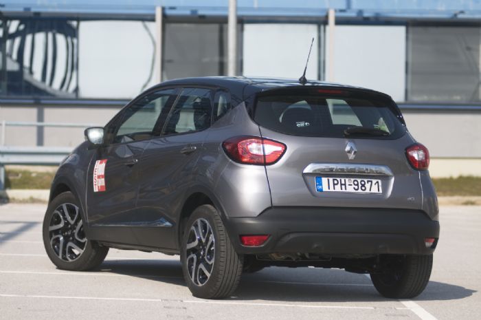 Η μικτή κατανάλωση του Renault Captur βρίσκεται στα 5,3 λτ./100 χλμ. 