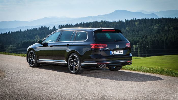 Στις φωτογραφίες βλέπουμε πως δείχνει το VW Passat Station Wagon μετά τις... πινελιές της ABT. Στις φωτογραφίες βλέπουμε πως δείχνει το VW Passat Station Wagon μετά τις... πινελιές της ABT.