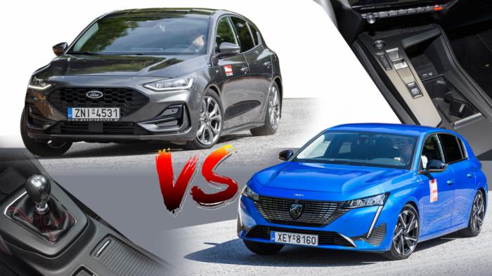 Αυτόματο Peugeot 308 με 130 άλογα ή χειροκίνητο Ford Focus με 155; Αυτόματο Peugeot 308 με 130 άλογα ή χειροκίνητο Ford Focus με 155;
