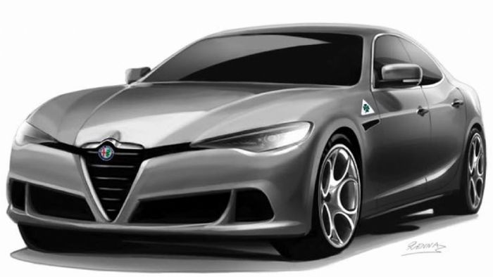H άποψη του οίκοι RennaDesign για την επερχόμενη Alfa Romeo Alfetta