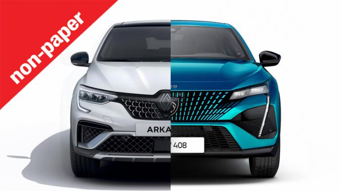 Γαλλικό, ψηλό, κουπέ: Mainstream & φθηνότερο Arkana ή premium 408; Γαλλικό, ψηλό, κουπέ: Mainstream & φθηνότερο Arkana ή premium 408;