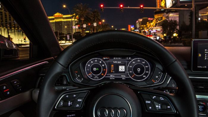 Η Audi λανσάρει το σύστημα Traffic Light Information (TLI). Η εν λόγω τεχνολογία είναι ήδη διαθέσιμη στο Λας Βέγκας, που έγινε η πρώτη πόλη με υποδομές για επικοινωνία από όχημα σε όχημα. Η Audi λανσάρει το σύστημα Traffic Light Information (TLI). Η εν λόγω τεχνολογία είναι ήδη διαθέσιμη στο Λας Βέγκας, που έγινε η πρώτη πόλη με υποδομές για επικοινωνία από όχημα σε όχημα.