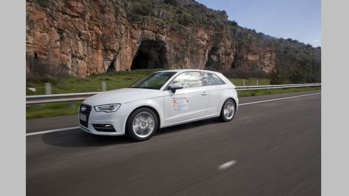 Το Audi A3 1,6 TDI ήταν ίσως το πιο ξεκούραστο αυτοκίνητο της δοκιμής μας, με ποιοτική κύλιση, χωρίς αεροδυναμικούς θορύβους και καλά μονωμένο.