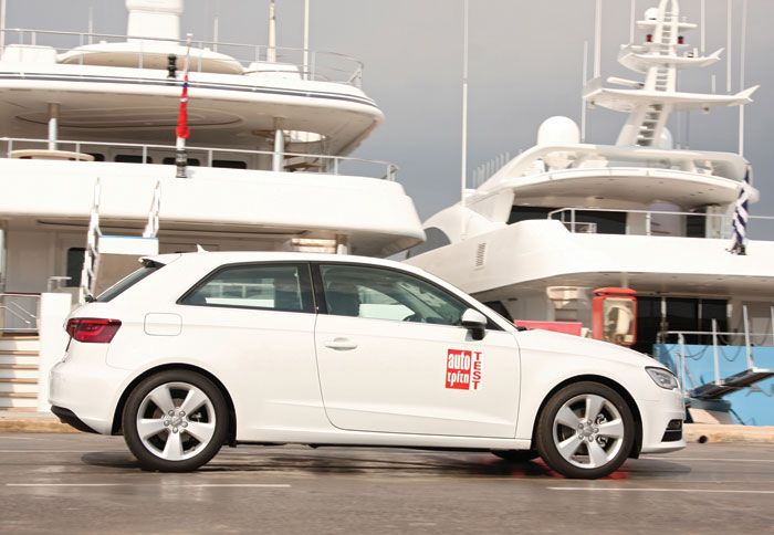 Κορυφαία η ποιότητα κύλισης και πολύ καλή η άνεση από την ανάρτηση του νέου Audi A3.