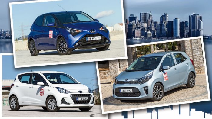 Hyundai i10 vs Kia Picanto vs Toyota Aygo 