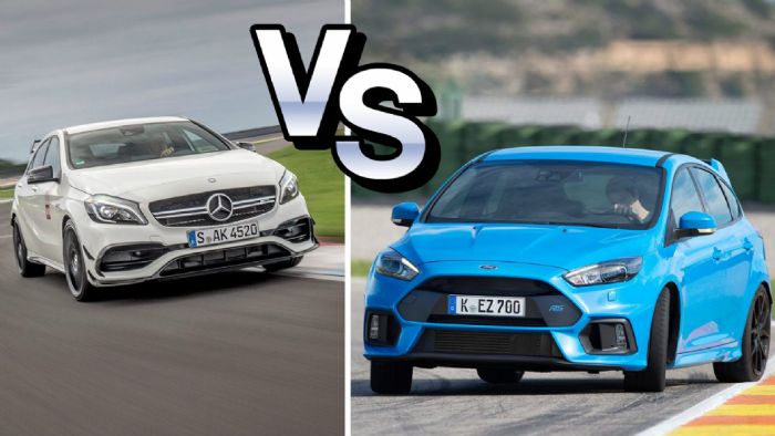 Αυτή είναι η πιο καυτή μάχη της κατηγορίας. Mercedes-AMG A 45 εναντίον Ford Focus RS.